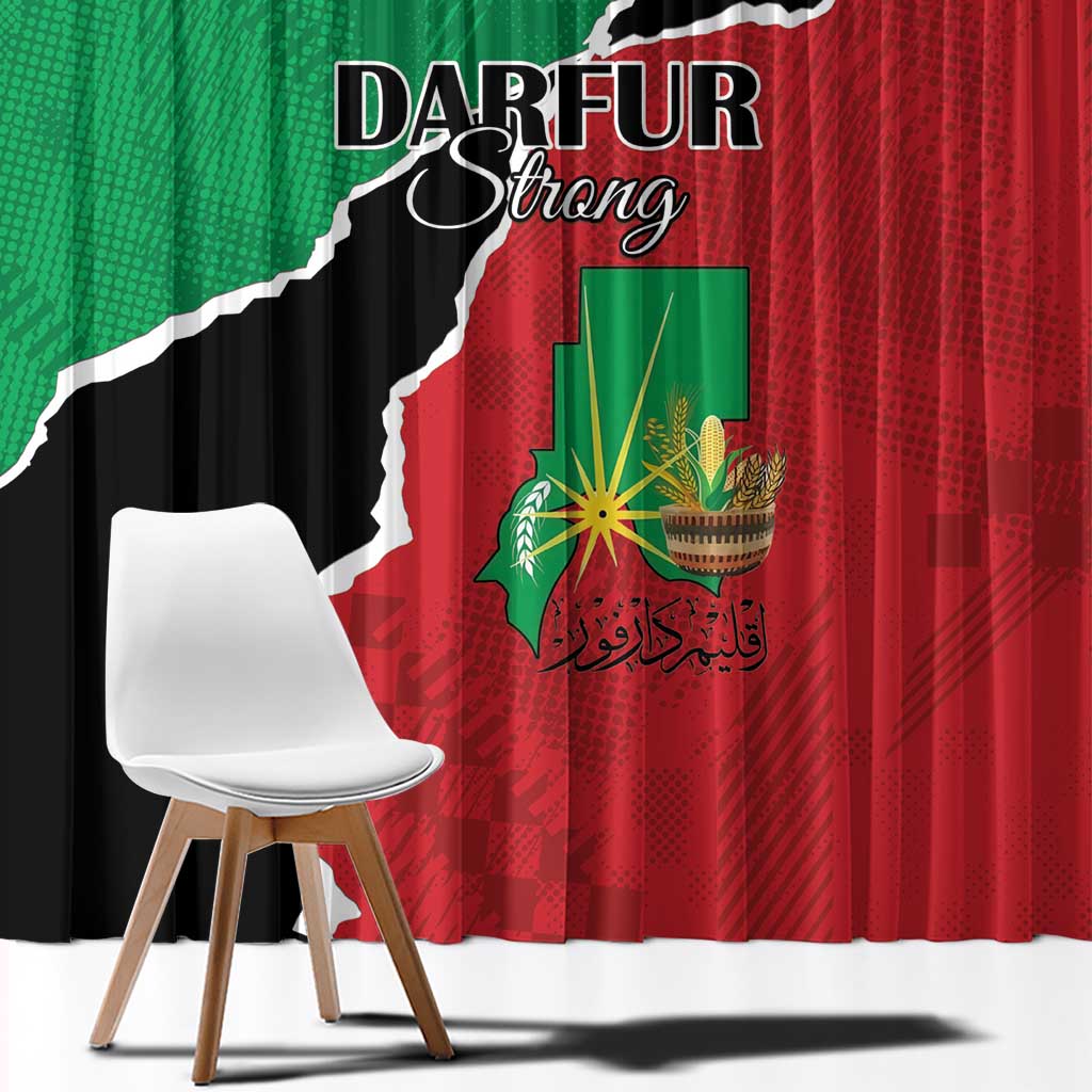 Sudan Window Curtain Darfur Be Strong - Wonder Print Shop