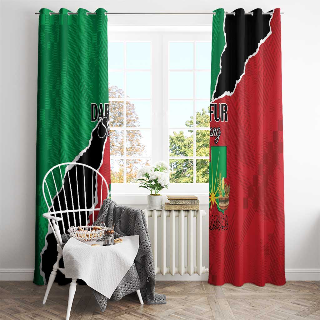 Sudan Window Curtain Darfur Be Strong - Wonder Print Shop