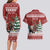 Personalized Canada Christmas Couples Matching Long Sleeve Bodycon Dress and Hawaiian Shirt Merry Christmoose - Wonder Print Shop