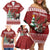 Personalized Canada Christmas Family Matching Off Shoulder Short Dress and Hawaiian Shirt Merry Christmoose - Wonder Print Shop