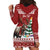 Personalized Canada Christmas Hoodie Dress Merry Christmoose - Wonder Print Shop