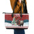 Canada Christmas Leather Tote Bag Merry Christmoose - Wonder Print Shop