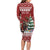 Personalized Canada Christmas Long Sleeve Bodycon Dress Merry Christmoose - Wonder Print Shop