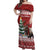 Personalized Canada Christmas Off Shoulder Maxi Dress Merry Christmoose - Wonder Print Shop