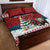 Canada Christmas Quilt Bed Set Merry Christmoose