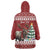 Personalized Canada Christmas Wearable Blanket Hoodie Merry Christmoose - Wonder Print Shop