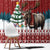 Canada Christmas Window Curtain Merry Christmoose - Wonder Print Shop