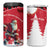 Personalized Canada Christmas 4 in 1 Can Cooler Tumbler Santa Claus Hockey Player - Maple Leaves Pattern - Wonder Print Shop