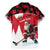 Personalized Canada Christmas Family Matching Mermaid Dress and Hawaiian Shirt Santa Claus Hockey Player - Maple Leaves Pattern - Wonder Print Shop