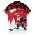 Personalized Canada Christmas Hawaiian Shirt Santa Claus Hockey Player - Maple Leaves Pattern - Wonder Print Shop