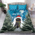 Iceland Christmas Bedding Set Merry Yule Cat - Wonder Print Shop