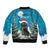 Iceland Christmas Bomber Jacket Merry Yule Cat - Wonder Print Shop