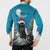 Iceland Christmas Button Sweatshirt Merry Yule Cat - Wonder Print Shop