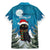 Iceland Christmas Family Matching Mermaid Dress and Hawaiian Shirt Merry Yule Cat - Wonder Print Shop