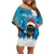 Iceland Christmas Family Matching Off Shoulder Short Dress and Hawaiian Shirt Merry Yule Cat - Wonder Print Shop