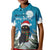 Iceland Christmas Kid Polo Shirt Merry Yule Cat - Wonder Print Shop