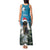 Iceland Christmas Tank Maxi Dress Merry Yule Cat