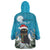 Iceland Christmas Wearable Blanket Hoodie Merry Yule Cat