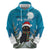 Iceland Christmas Zip Hoodie Merry Yule Cat