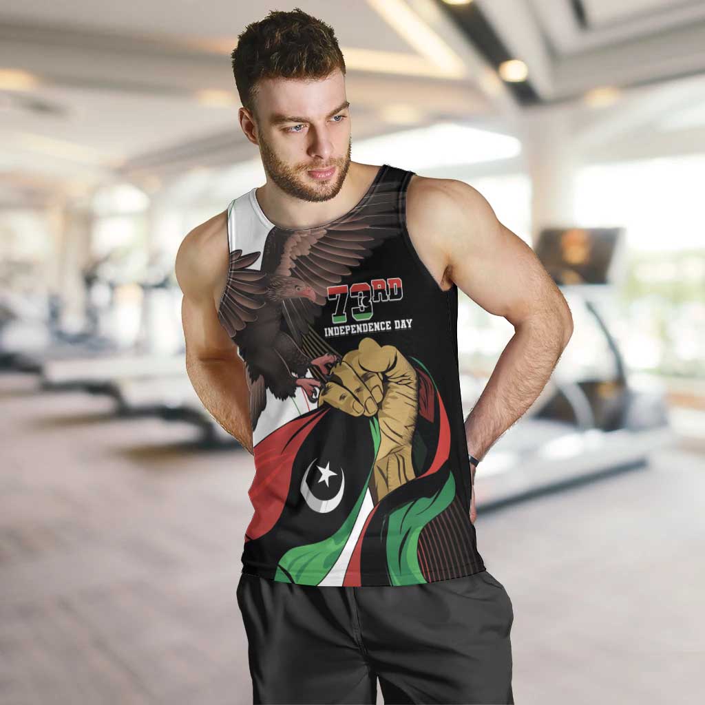 Libya 73rd Anniversary Independence Day Men Tank Top - Wonder Print Shop