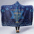 Hanukkah Jewish Festival Hooded Blanket Meronah With Star Of David