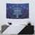 Hanukkah Jewish Festival Tapestry Meronah With Star Of David