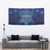 Hanukkah Jewish Festival Tapestry Meronah With Star Of David