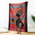 Happy International Women's Day Blanket African Women With Ethnic Pattern