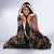 Happy International Women's Day Hooded Blanket African Women With Ethnic Pattern