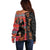 Happy International Women's Day Off Shoulder Sweater African Women With Ethnic Pattern