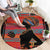 Happy International Women's Day Round Carpet African Women With Ethnic Pattern - Wonder Print Shop