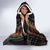 Black Girl Power Hooded Blanket Happy International Women's Day