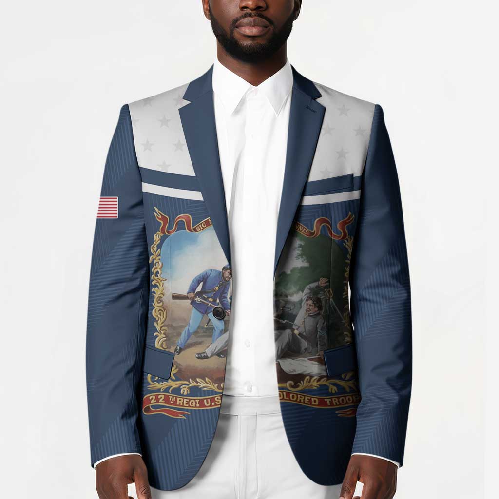 Personalized 22nd United States Colored Troops Blazer E Pluribus Unum - Wonder Print Shop