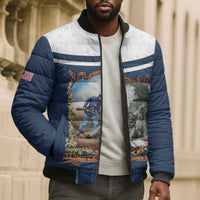 Personalized 22nd United States Colored Troops Bomber Puffer Jacket E Pluribus Unum - Wonder Print Shop