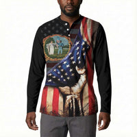 3rd United States Colored Troops Button Sweatshirt Flag of Freedom