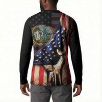 3rd United States Colored Troops Button Sweatshirt Flag of Freedom