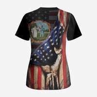 3rd United States Colored Troops Scrub Top Flag of Freedom - Wonder Print Shop