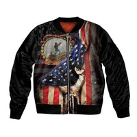 24th Regiment USCT Bomber Jacket Flag of Freedom - Wonder Print Shop