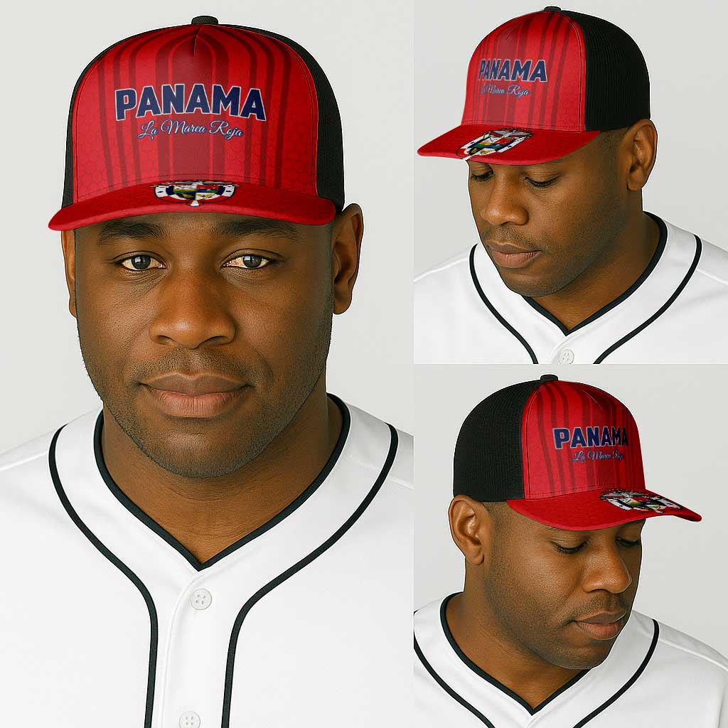 Panama Football 2026 Baseball Net Cap La Marea Roja Rising