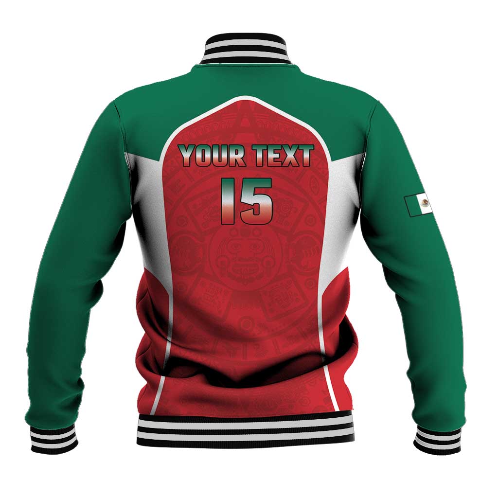 Custom Mexico Football 2026 Baseball Jacket Viva El Tri