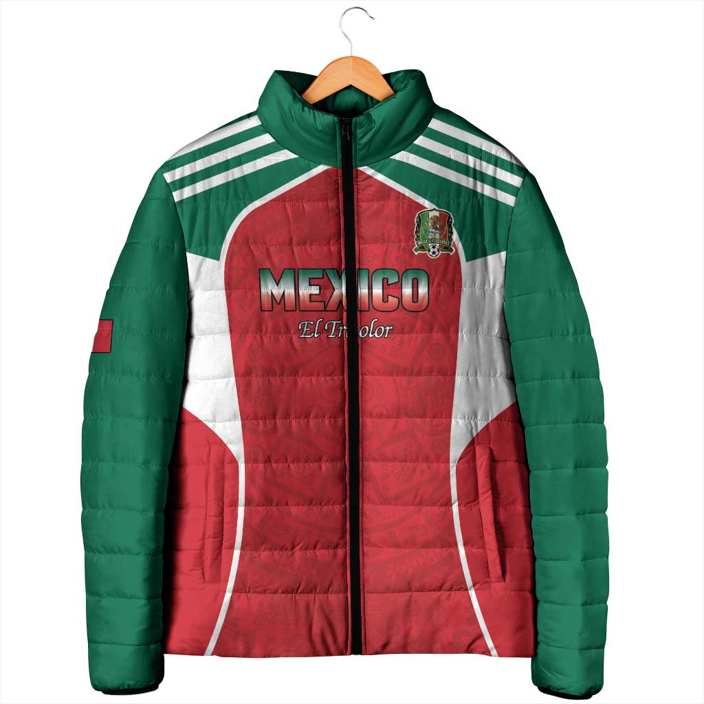 Custom Mexico Football 2026 Padded Jacket Viva El Tri