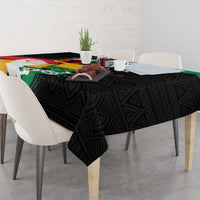 Nigeria Juneteenth Tablecloth Africa Map - Happy Freedom Day