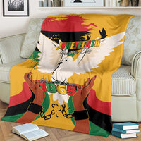 Juneteenth African American Blanket Free-ish Since 1865