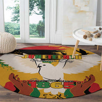Juneteenth African American Round Carpet Free-ish Since 1865