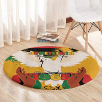 Juneteenth African American Round Carpet Free-ish Since 1865