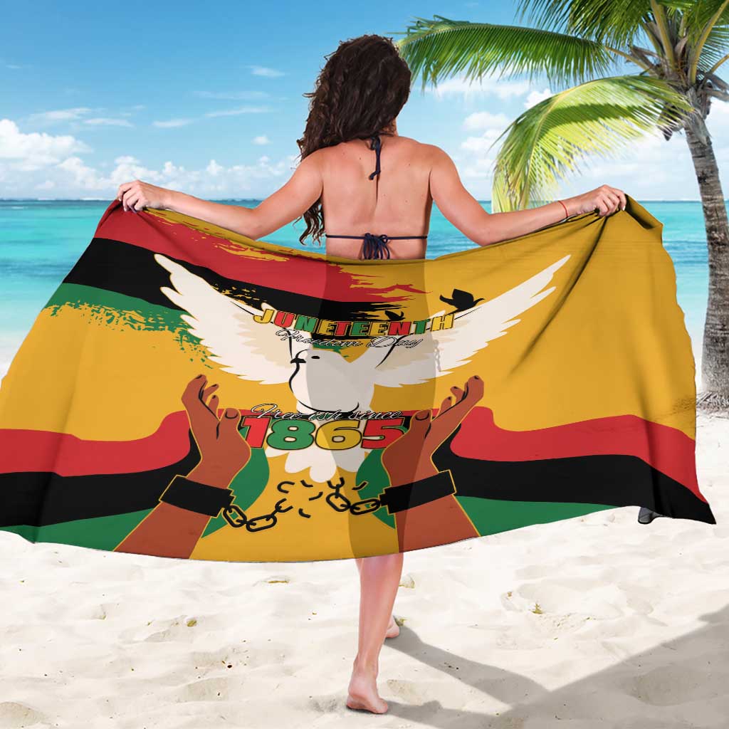Juneteenth African American Sarong Free-ish Since 1865