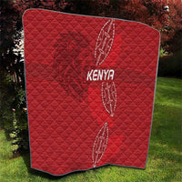 Kenya Rugby Quilt Go Champions Simbas - Red Color