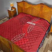 Kenya Rugby Quilt Go Champions Simbas - Red Color