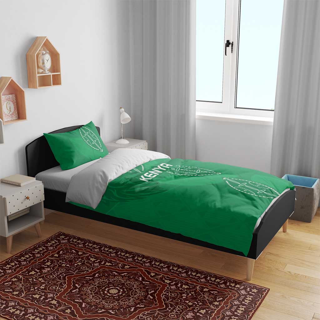 Kenya Rugby Bedding Set Go Champions Simbas - Green Color