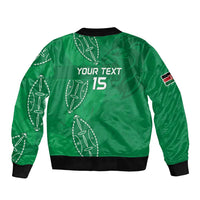 Kenya Rugby Custom Bomber Jacket Go Champions Simbas - Green Color